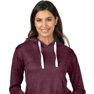 AFC Women's Pullover Soft Knit Vintage Maroon Hoodie Plus Size 2x 3x & 4x Sizes